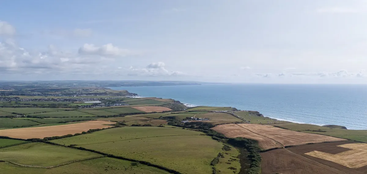 The Cornwall coast near St Ives.