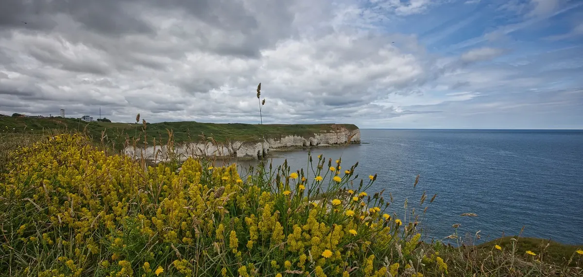The Yorkshire Wolds and coastline of East Yorkshire.