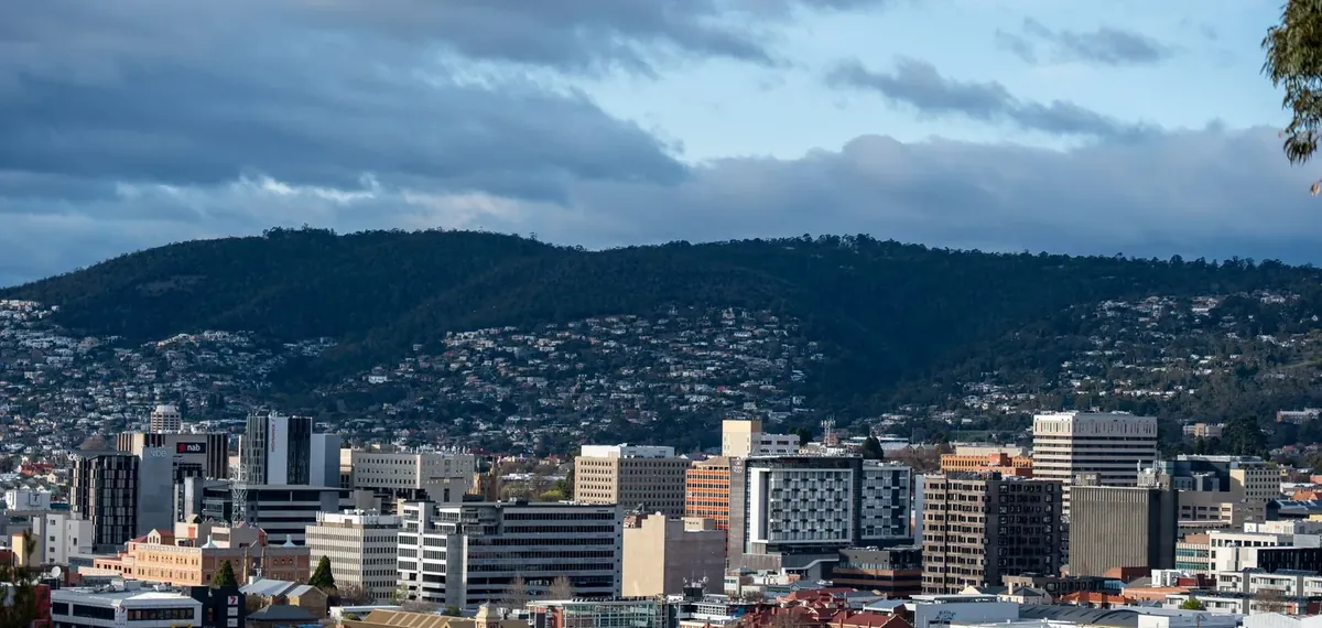 Toowoomba, Queensland, from the Great Dividing Range escarpment.