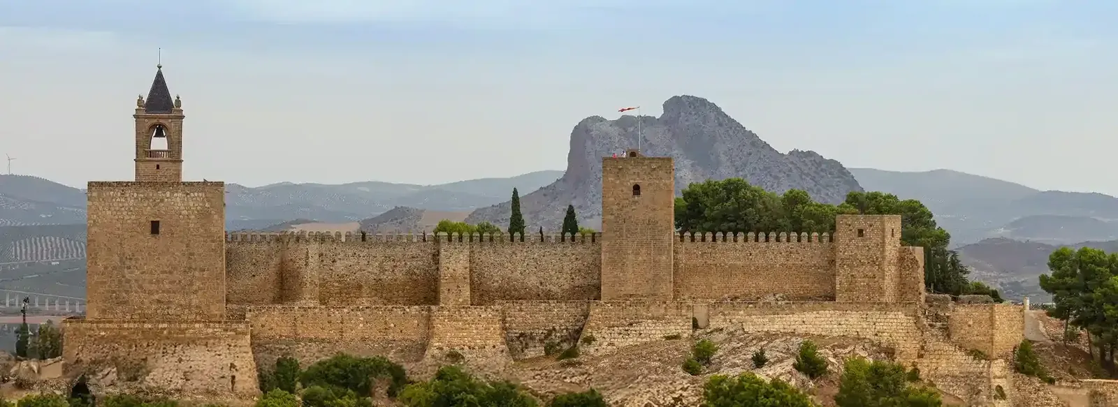 The town of Antequera, near Sierra Recovery in Malaga province