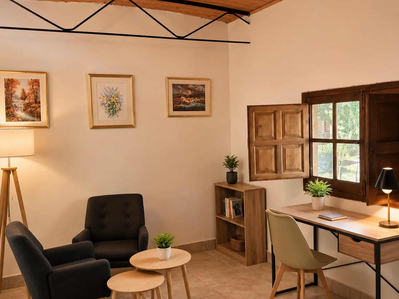 One of the therapy rooms at Sierra Recovery, set up for a one-to-one session.