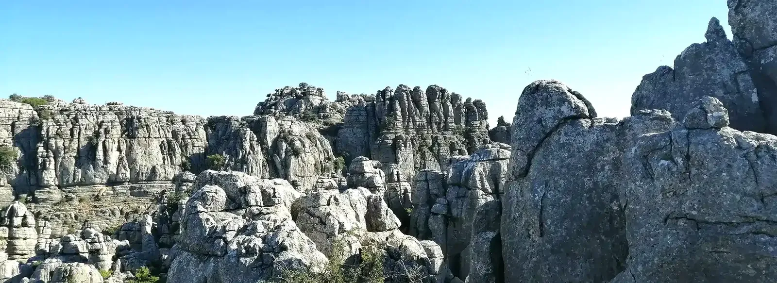 El Torcal de Antequera, the limestone mountains near Sierra Recovery.